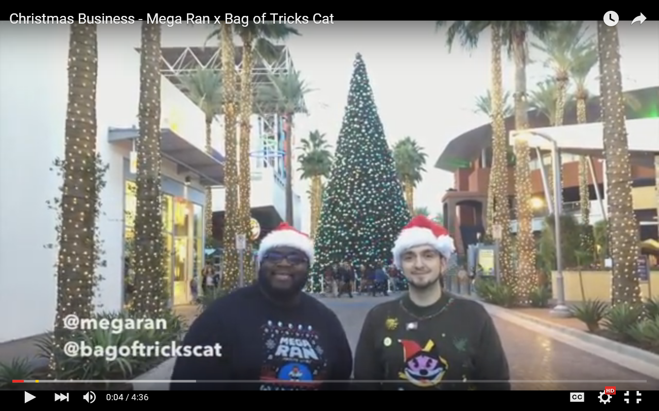 Mega Ran And Bag Of Tricks Cat – Christmas Business